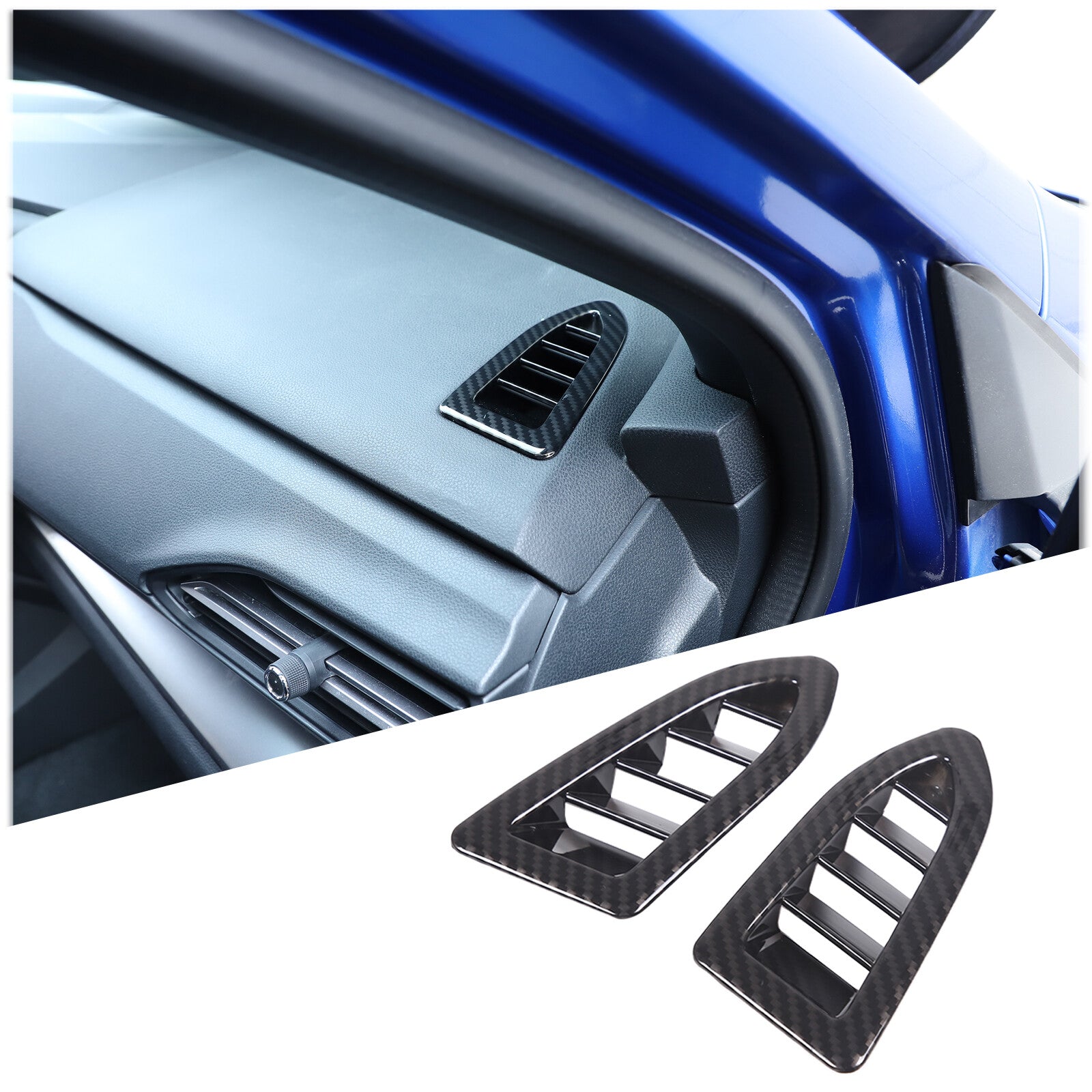 Black aluminum alloy dashboard phone holder for Toyota FJ Cruiser 2007 - 2021