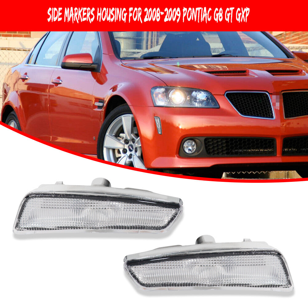 Suitable for 2008-09 for Pontiac G8 GT GXP transparent lens front fender side marker light housing