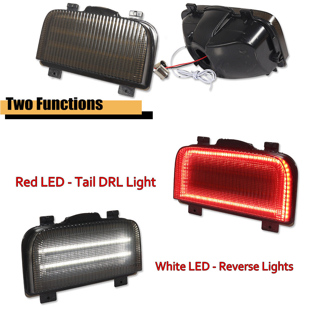 LED rear tailgate with white reverse backup and red taillights suitable for 1991-1996 for Corvette C4