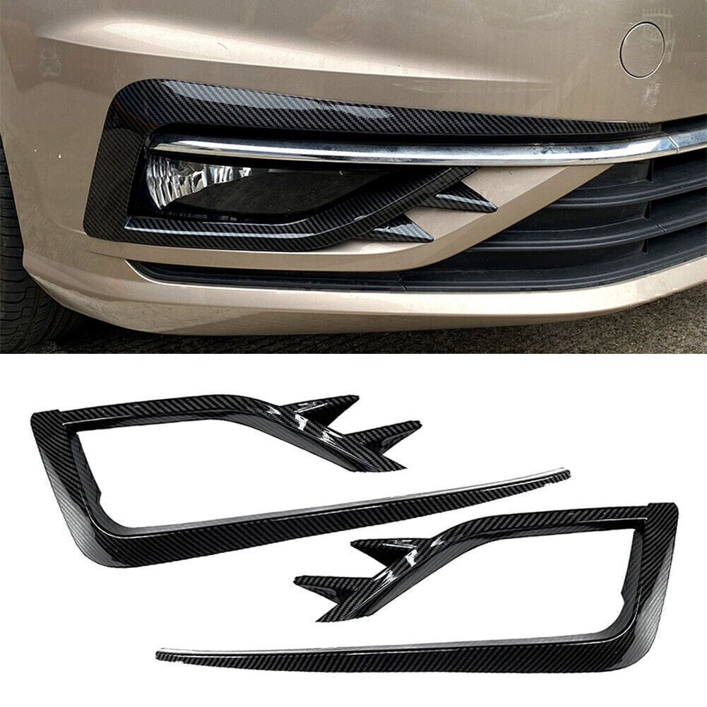 Fog Light Lamp Cover Bumper Grille Trim for for VW for Golf MK7.5 2017-2019 2018