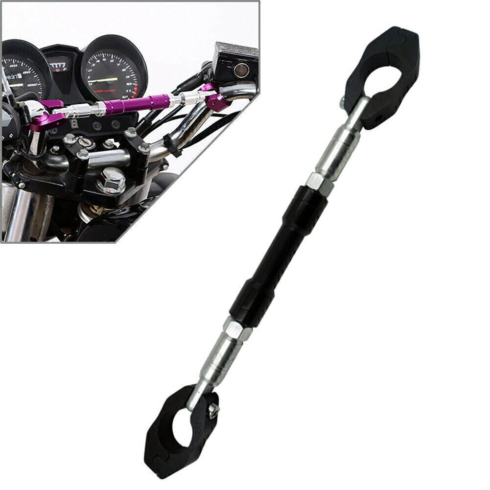 Universal Motorcycle Balance Bar 7/8 22mm Cross Bar Handlebar Crossbar Black