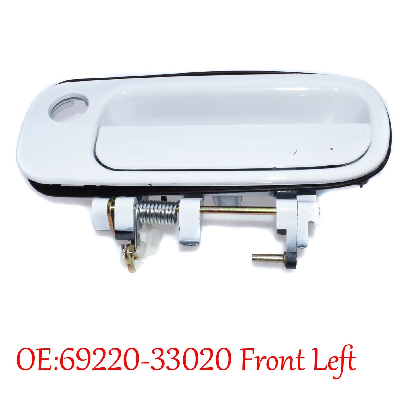 White Outside Exterior Door Handle for Toyota for Camry 92-96 Front Left 69220-33020