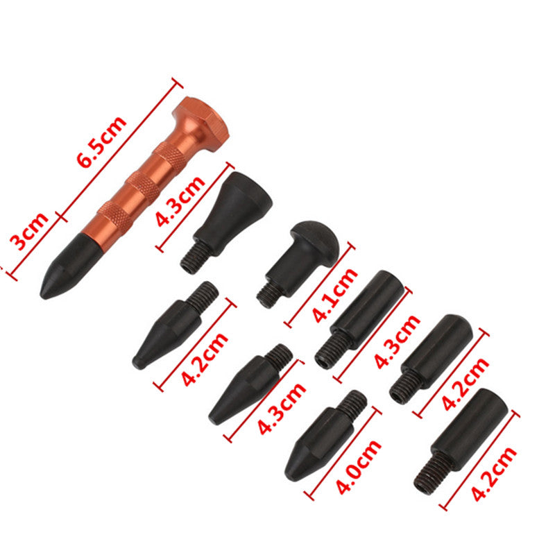 Car Rubber Hammer Knock Down Heads Tap Down Leveling Pen Body Dent Repair Tool