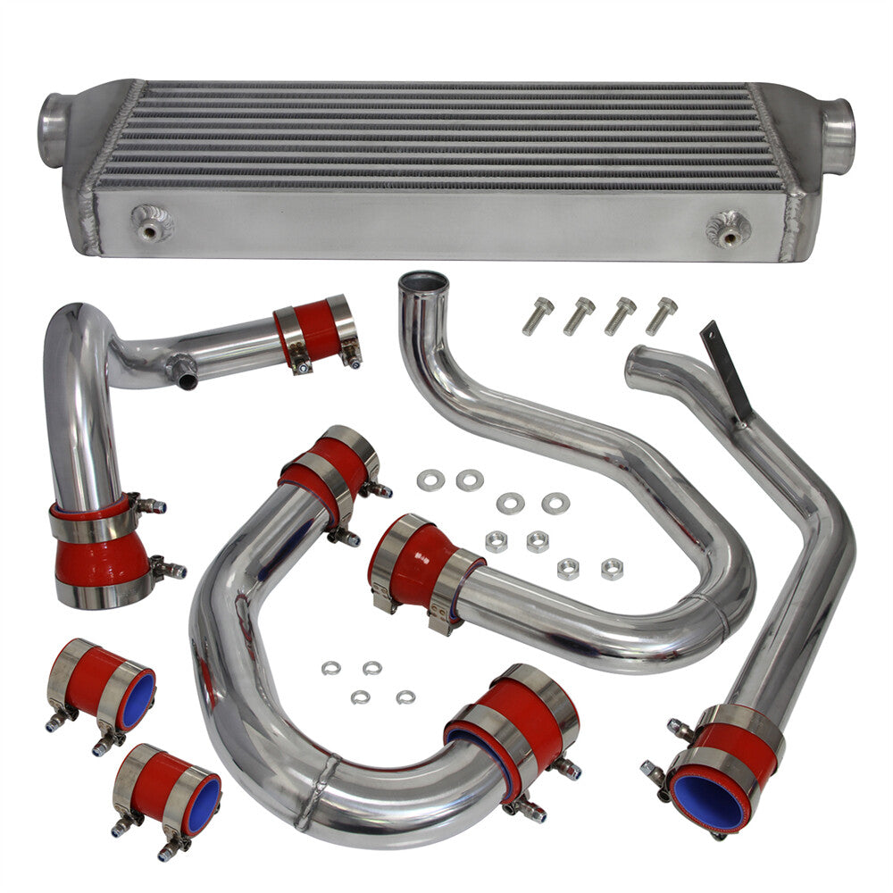 Aluminum Front Mount Intercooler FMIC Kit Fits 98-05 for VW for JETTA for Golf GTI 1.8T