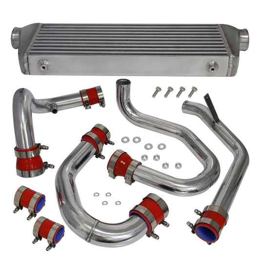 Aluminum Front Mount Intercooler FMIC Kit Fits 98-05 for VW for JETTA for Golf GTI 1.8T