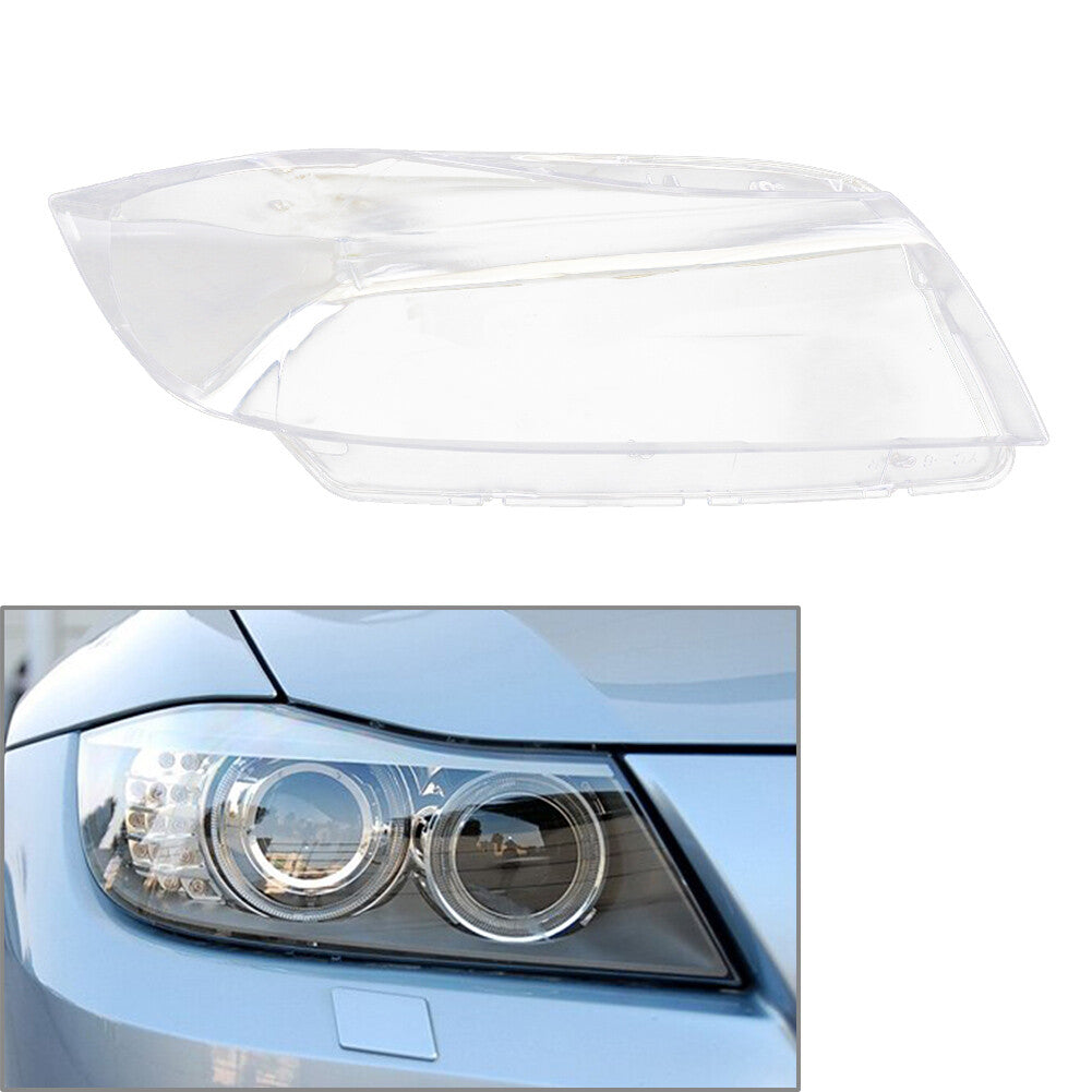 Right Headlamp Clear Lens Cover for BMW 3 Series E90 Sedan E91 Touring 2005-2011