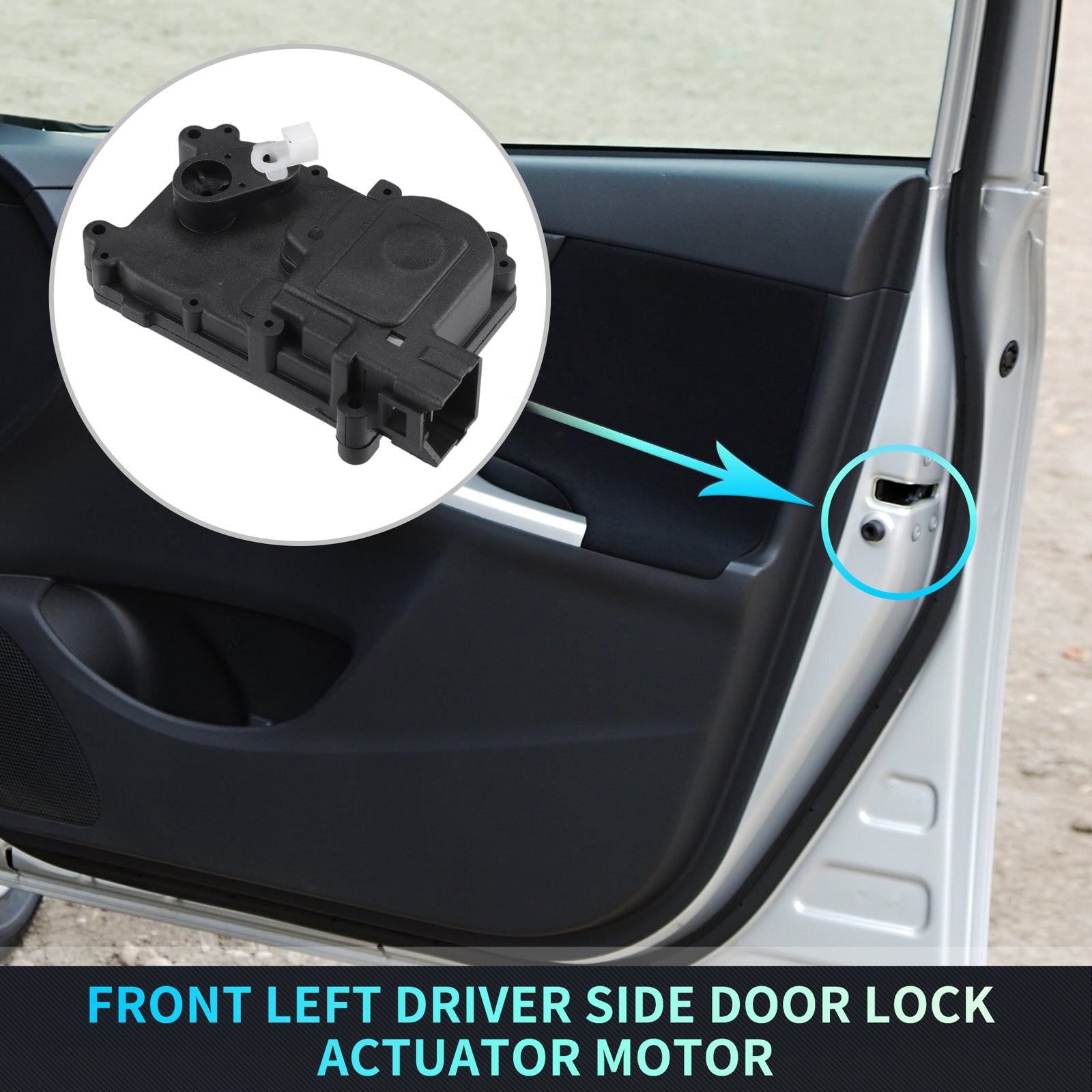 The front left door lock actuator motor is suitable for modern accents 95-99, number 9573522011