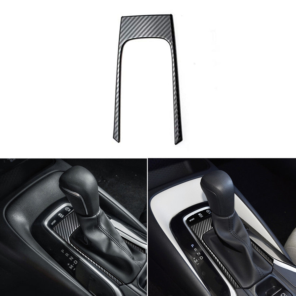 Carbon Fiber Inner Gear Shifter Frame Cover Trim for Toyota for Corolla 2014-2018