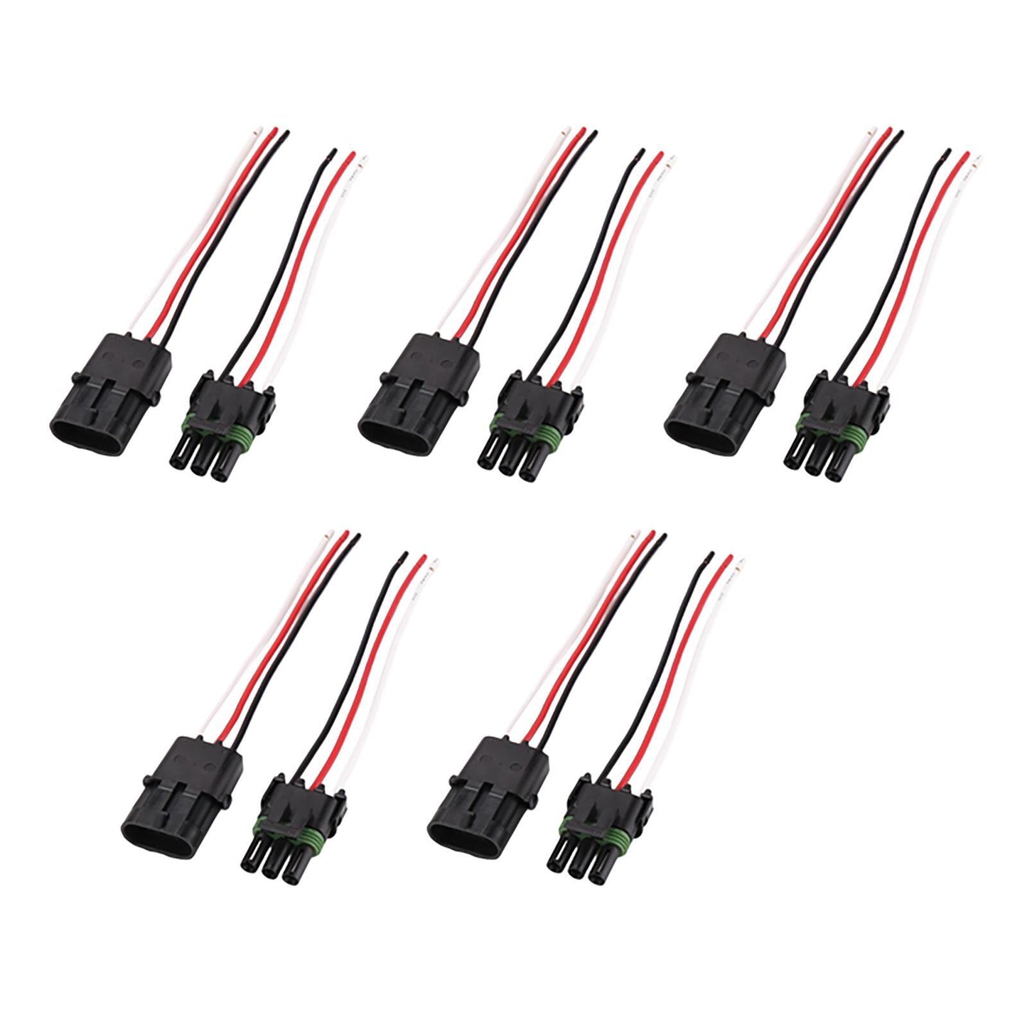 Female Male Assembled Connector Adapter Plug Waterproof Components For 16-14AWG