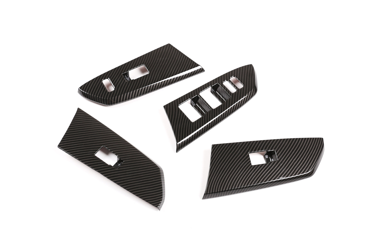 Carbon fiber steering wheel turn signal tracking base cover for Corvette C8 2020-23