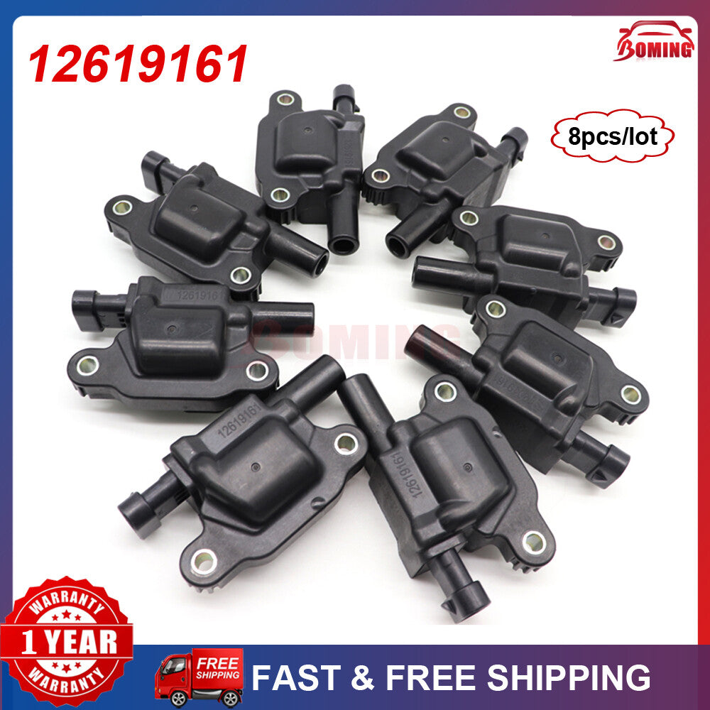 for GMC for Chevy for Sierra Silverado 1500 for Corvette CTS NEW Ignition Coils 8PCS