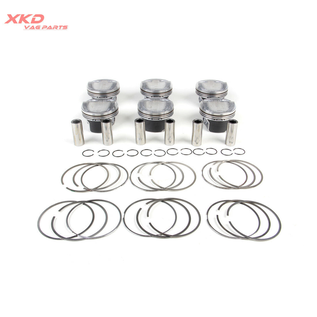 3.0T PistonRing Assembly Fit for Audi for A4 for A5 for A6 A7 Q7 CREC CRED CREH 06E107065DS