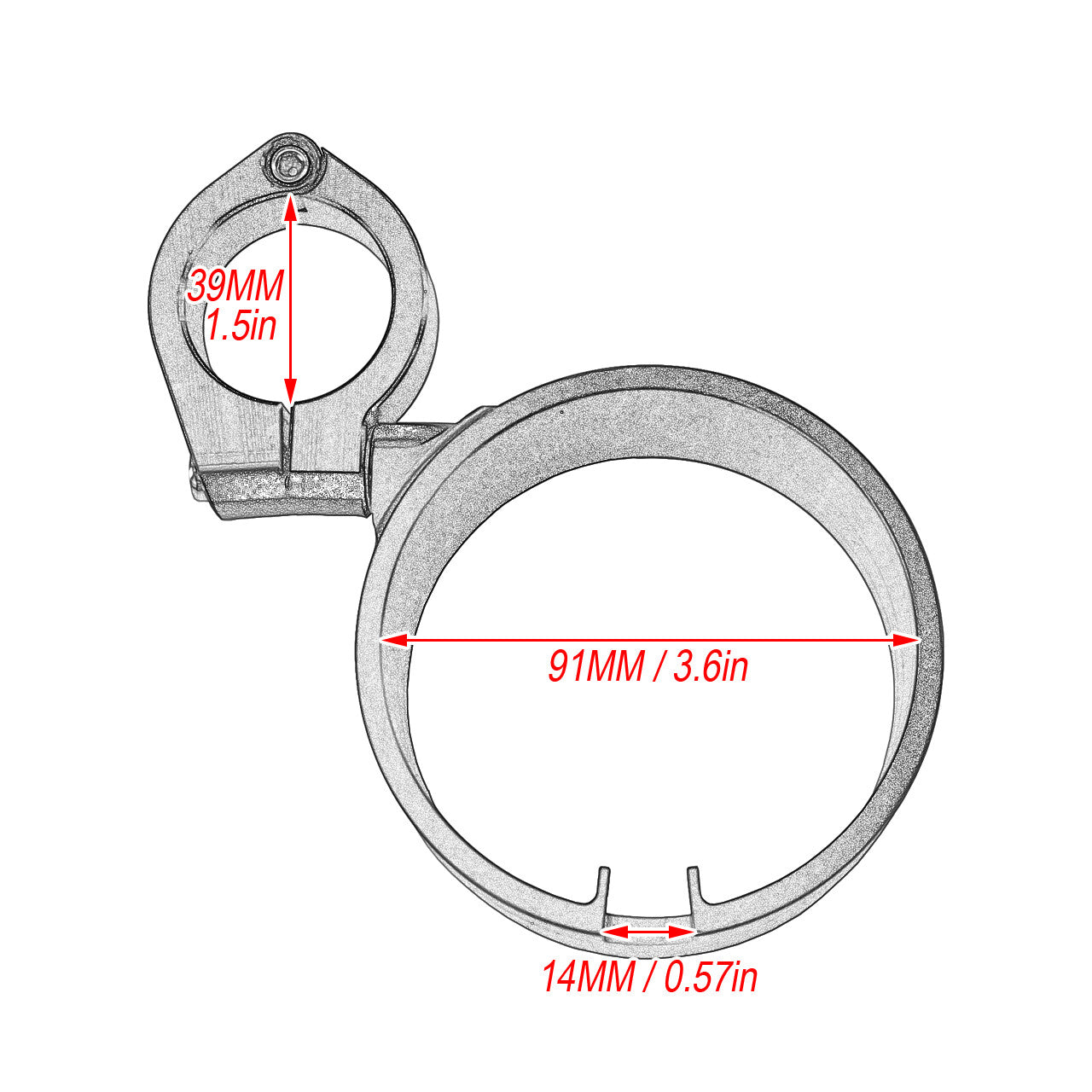 Black Side Speedometer Relocation Mount Bracket Kit for Harley Dyna Sportster