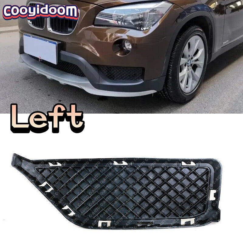 Applicable to for BMW X1 E84 2013, 2014, and 2015 models: Left front bumper lower grille.
