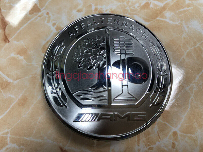 New for Mercedes-Benz silver chrome badge for front engine 57 mm A0008171701