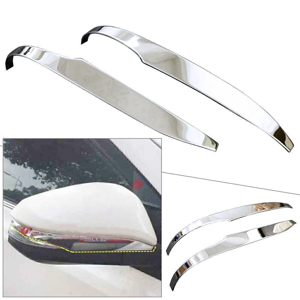 ABS Chrome Side Mirror Trim Rear view Cover Below for Toyota Voxy R80 2018-20 19
