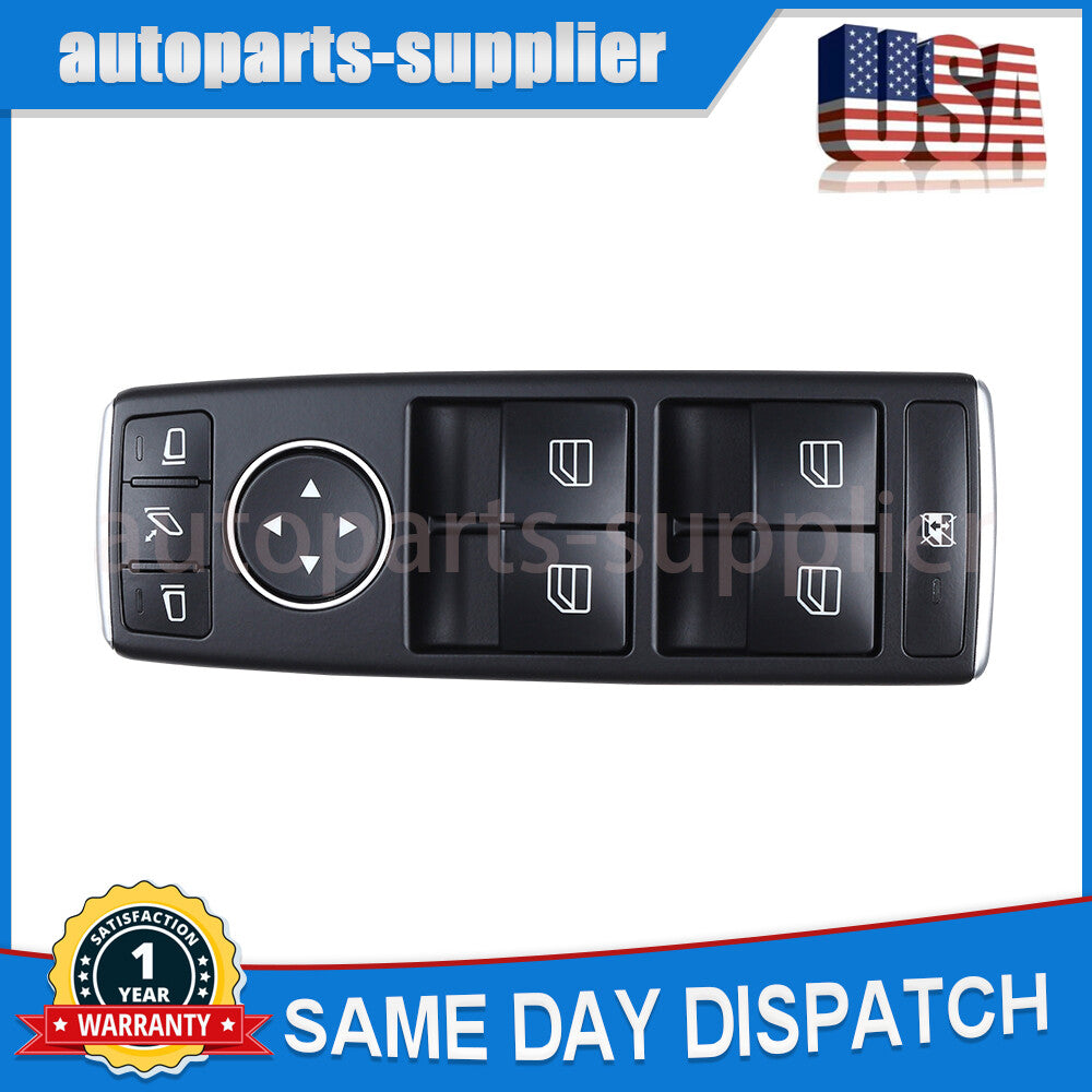 The front left driver's side power main window switch is suitable for Mercedes-Benz ML350 B250.