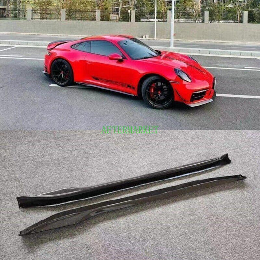 Suitable for PORSCHE 911 992 Carrera GTS Carbon Fiber Sideskirts OC Style