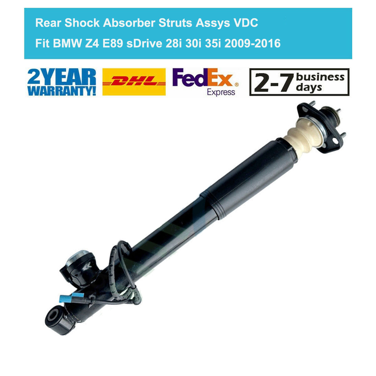 Rear Left Shock Absorber Strut VDC for BMW Z4 E89 sDrive 2009-2016 37126790001