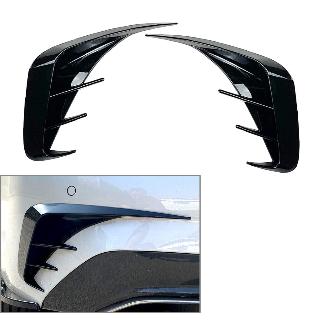 Rear Bumper Canards Lip Splitter Fins for BMW 3-Series G20 2019-2022
