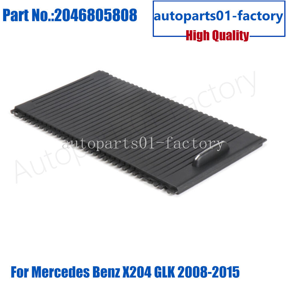 2046805808 Black Center Console Roller Blind Cover for Mercedes X204 GLK 08-15
