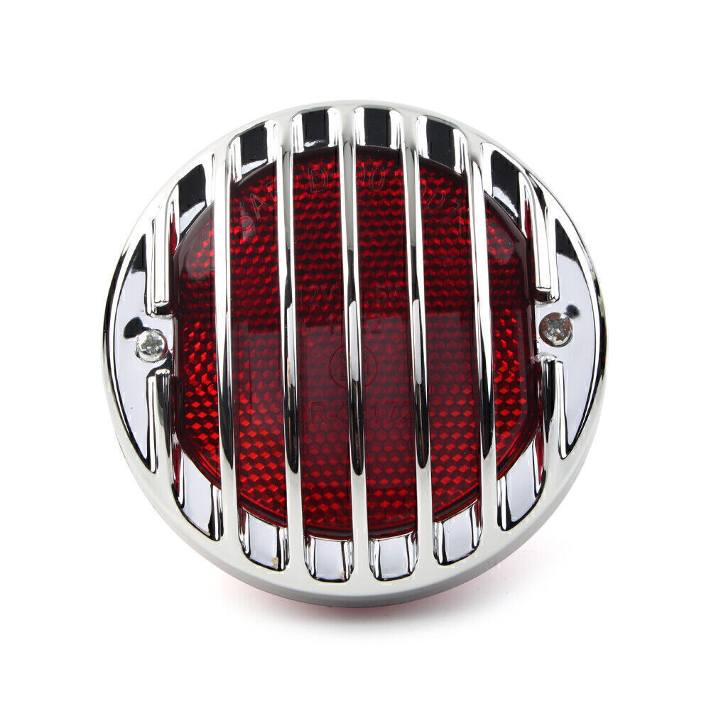 Chrome Tail Brake Light for Harley Bobber Rat Custom Chopper Hot Motorcycle