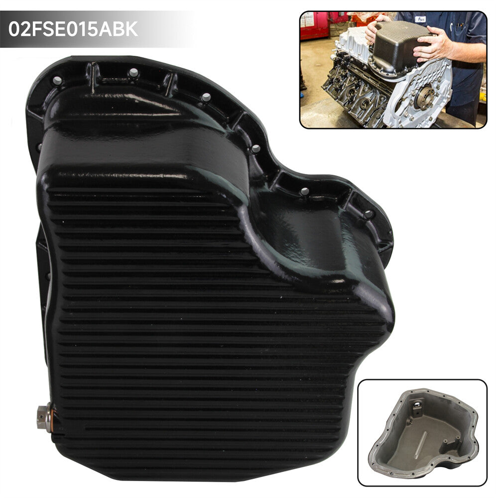 High Capacity Cast Oil Pan For GM 6.6L LB7 LLY LBZ LMM Duramax Diesel 01-10 BK