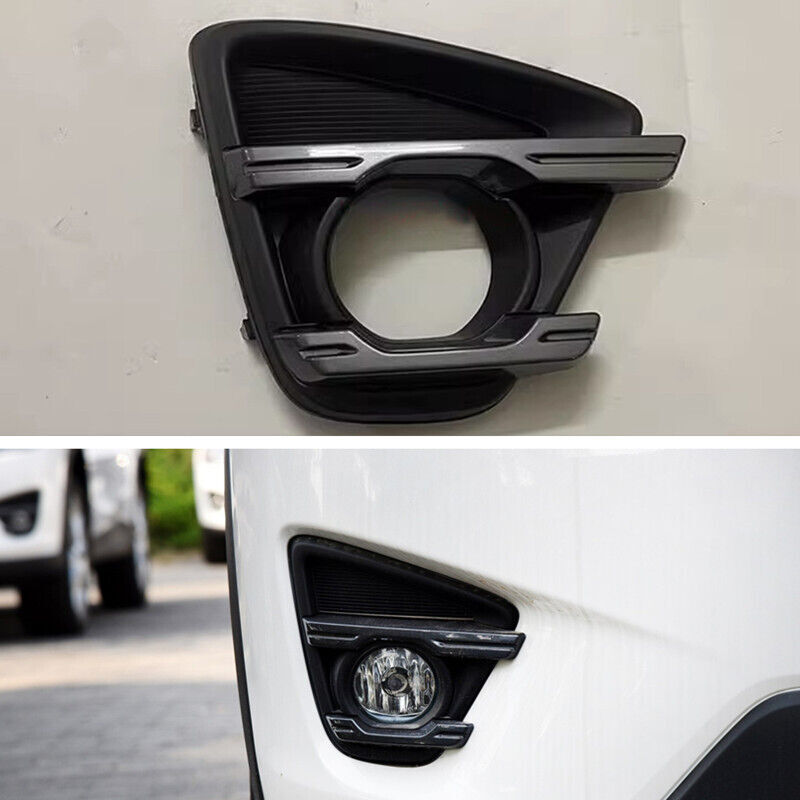 1PC ABS Right Side Front Bumper Fog Lamp Cover Fit for Mazda CX-5/CX5 2015-2016