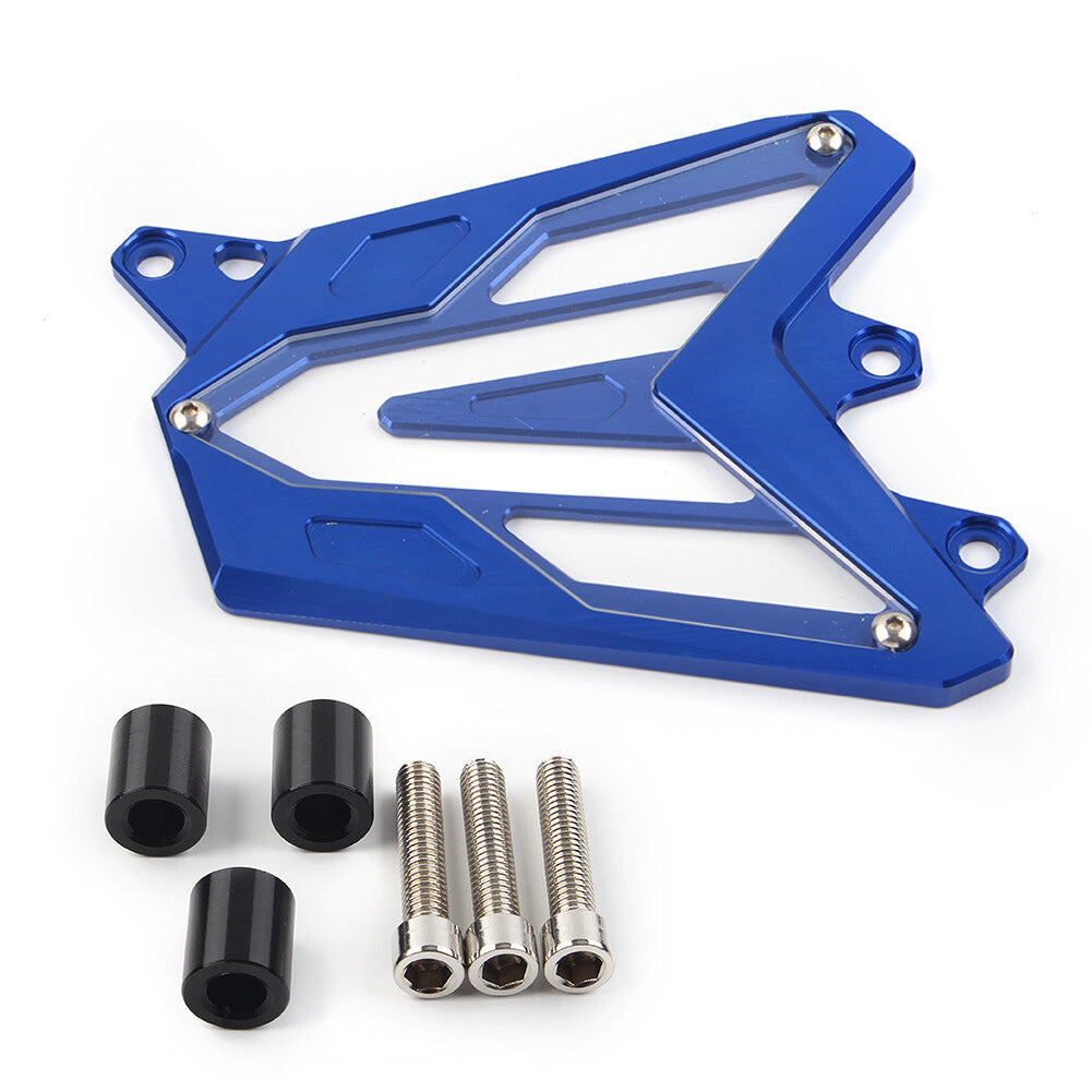 Blue Front Engine Sprocket Cover Chain Guard Protector for Yamaha MT-07 2014-23