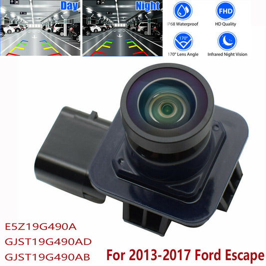 Rearview backup camera kit for 2013, 2014, 2015, 2016, and 2017 for Ford Escape EJ5Z19G490A
