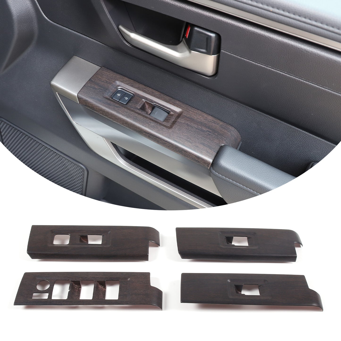 ABS carbon fiber side fender vent frame trim for Jaguar for F-Type 13-20