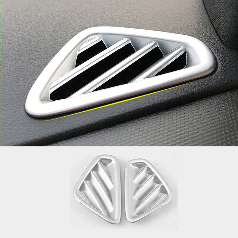 for Hyundai Kona 2018-2022 silver interior Dashboard Upper Air Outlet Vent Trim