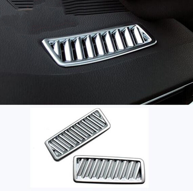 for Toyota Venza 2021-2023 Matte Silver Dashboard Upper Air Outlet Vent Cover 2P