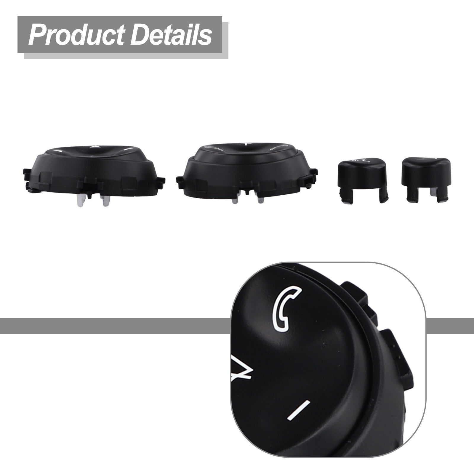 Direct Fit Steering Wheel Switch Button Kit for Mercedes W221 S550 S63 CL550