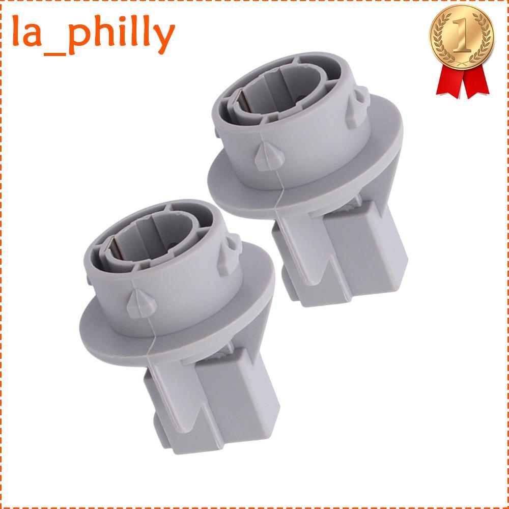 2Pcs For 1988-1993 for Acura Front Car Turn Signal Blinker Light Bulb Socket Gray