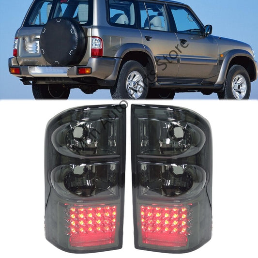 1Pair For 1997-2004 for Nissan Patrol GU Y61 LED Rear Tail Light Brake Lamp Smok