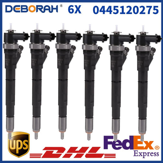 6X Fuel Injector 0445120275 51101006139 for MAN TGA TGL TGX Engine D2676LF