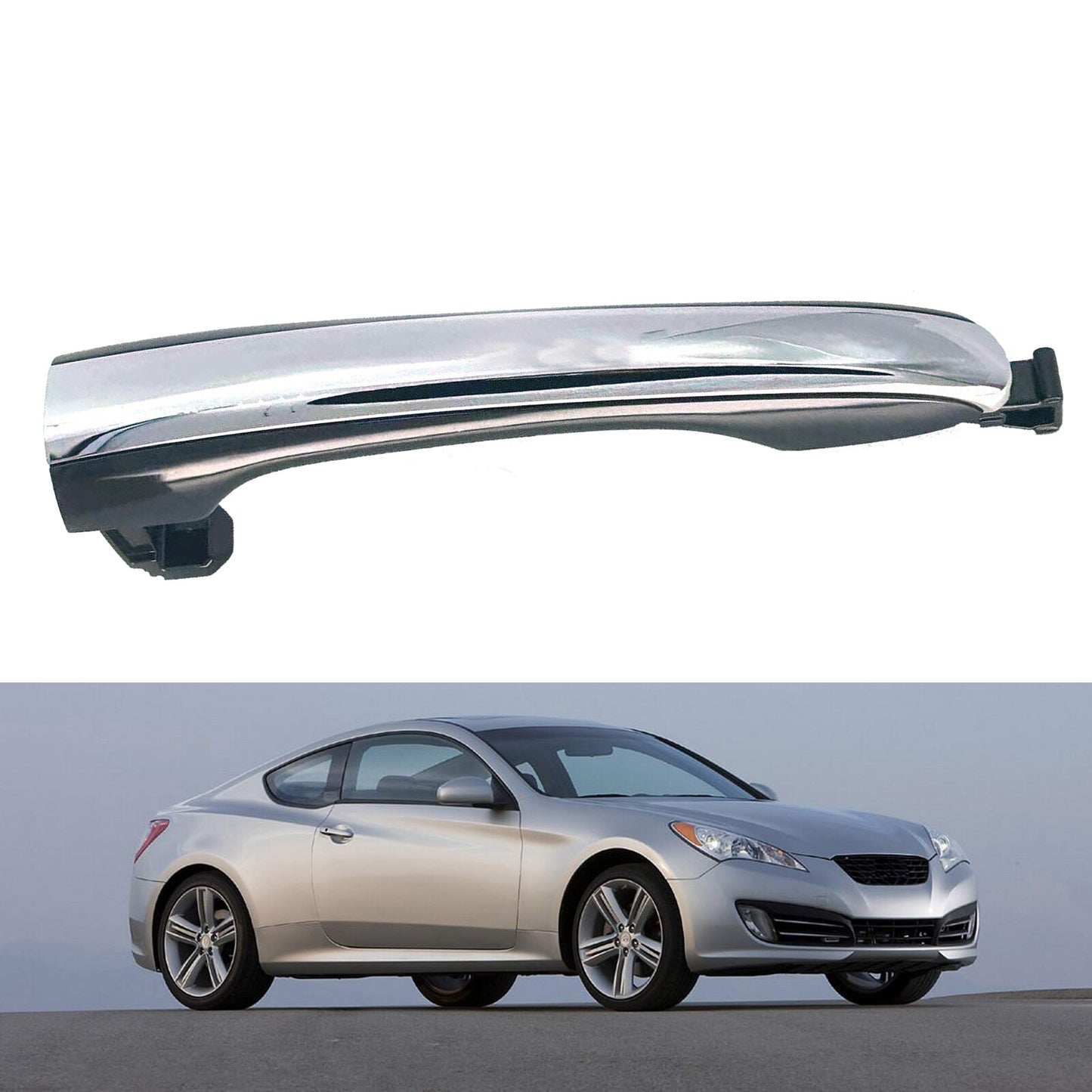 Left rear drive side outer handlebars are suitable for 2009-14 for Hyundai for Genesis Sedan 3.8L 4.6L