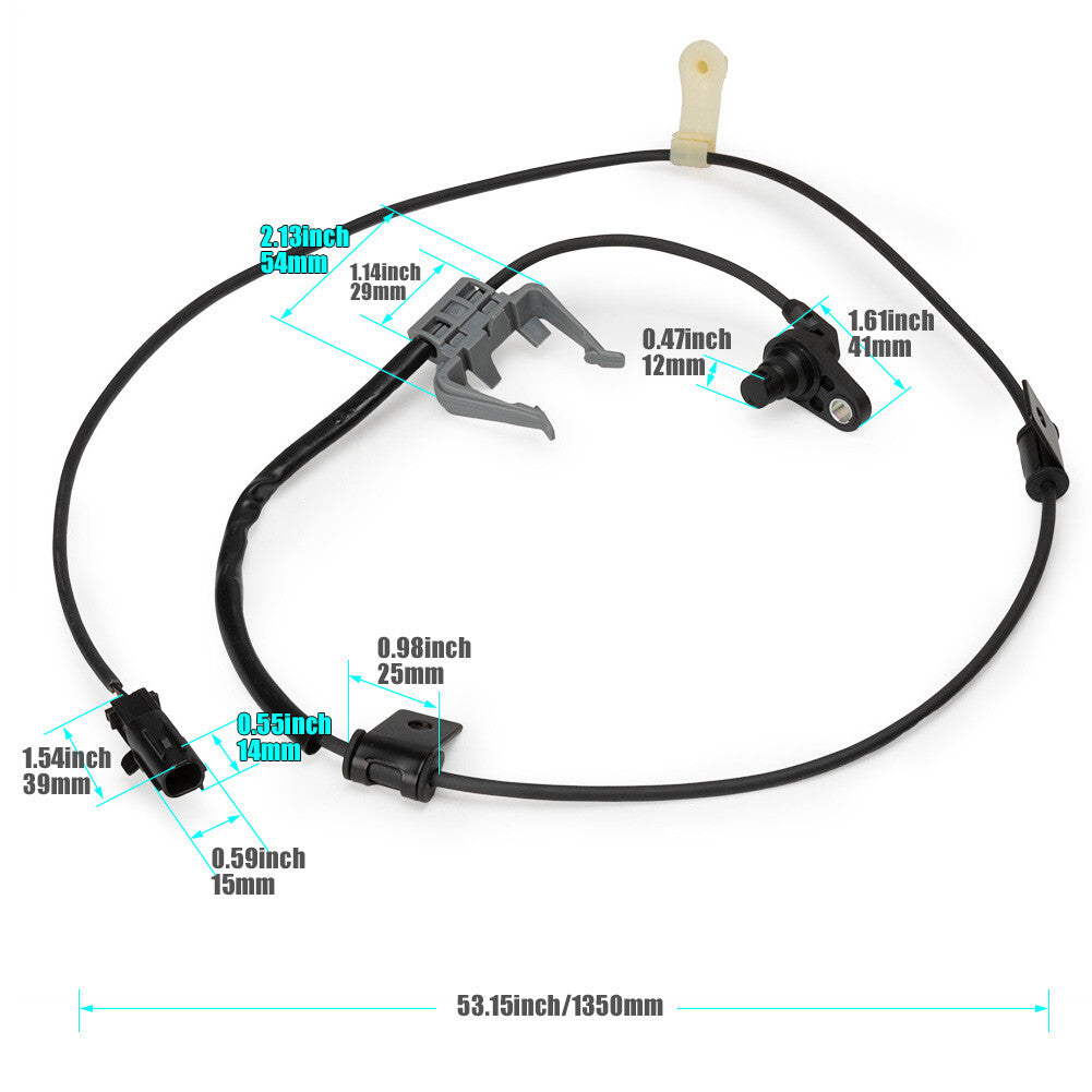 Front right ABS wheel speed sensor suitable for Toyota for Sienna 89542-08050 L4 2.7L V6 3.5L
