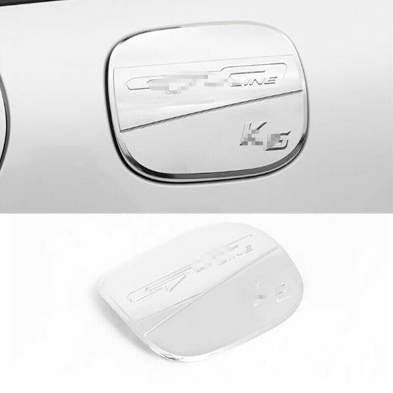 for Kia K5 2021-2023 Chrome Exterior Filler Fuel Door Tank Gas Cap Cover Trim
