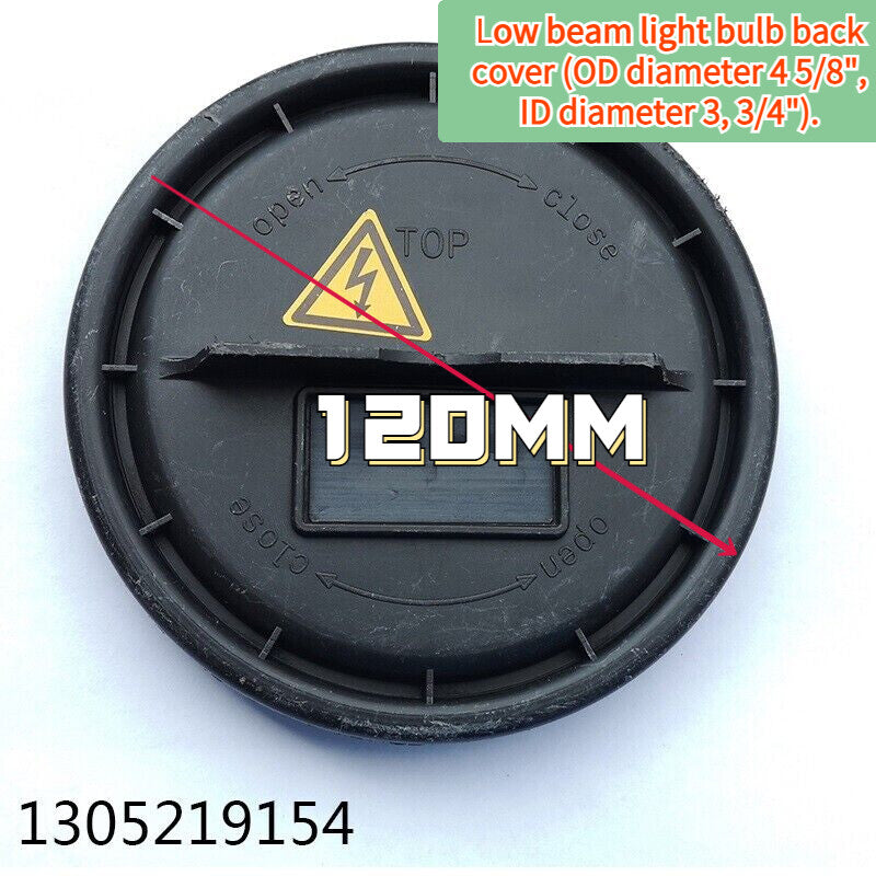 Headlight side/inner and rear covers are compatible with for Volkswagen for Golf GTI 2010-2013 and for Jetta 2012-2018.