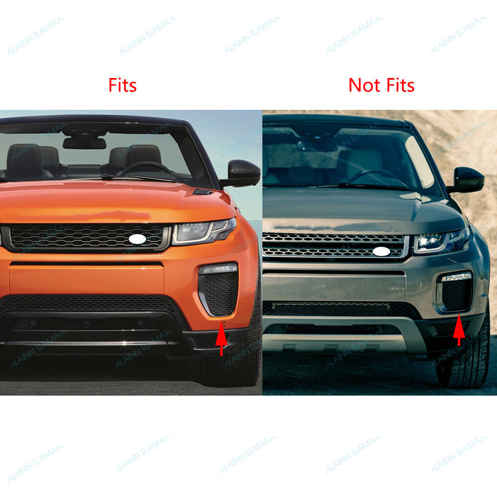 Front Fog Driving Light Bezel Cover Grille r for Range Rover Evoque 2012-19,LH