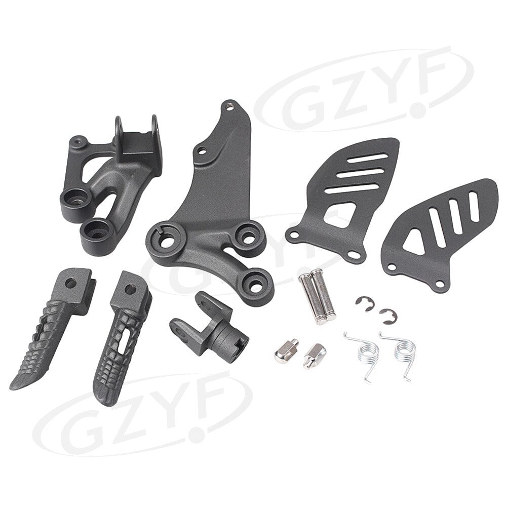 Black Rearsets Footpeg Footrest for Suzuki GSXR600 GSXR750 2006-2010(Front)