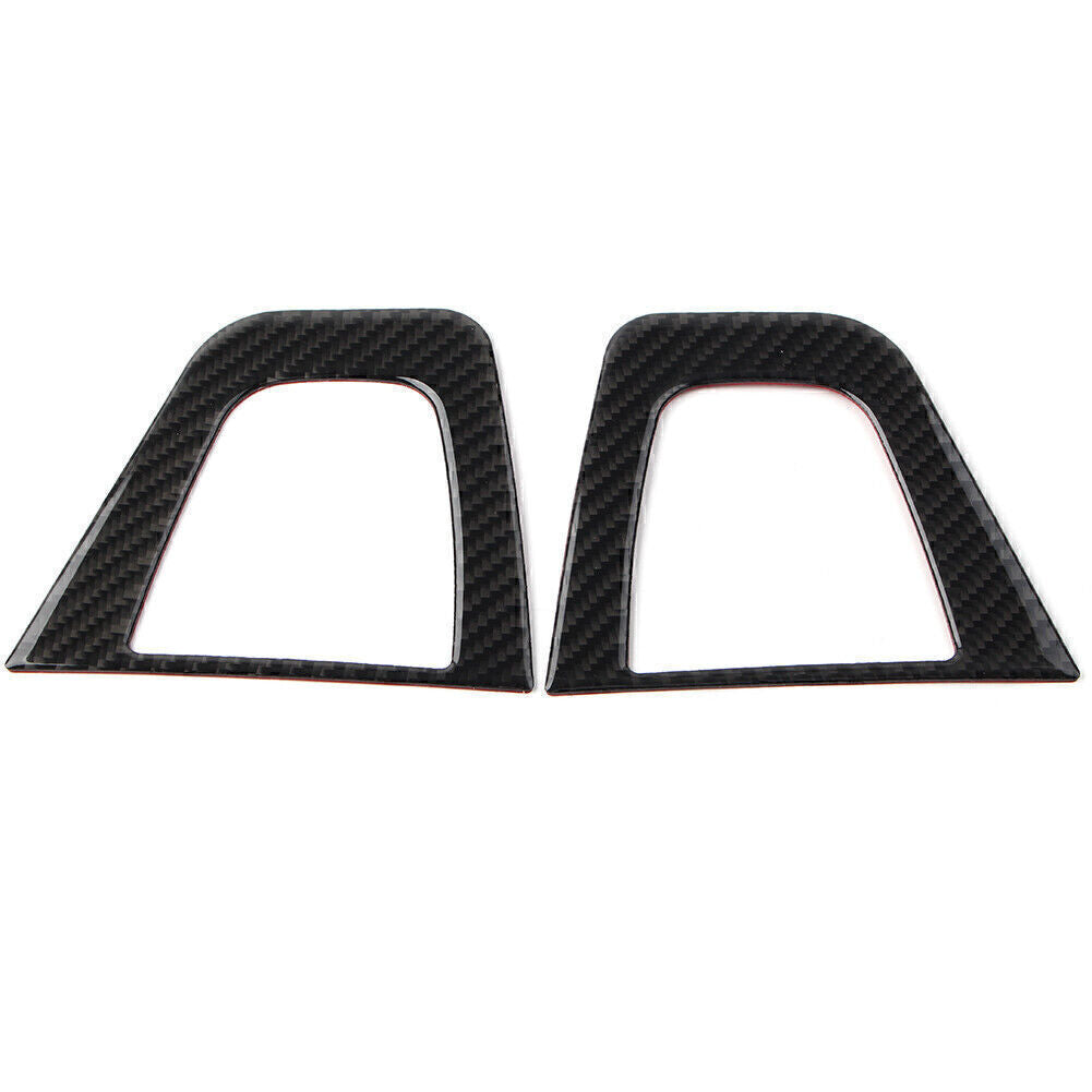Carbon Fiber Console Both Side Speaker Frame Trim for Subaru Forester 2013-2018
