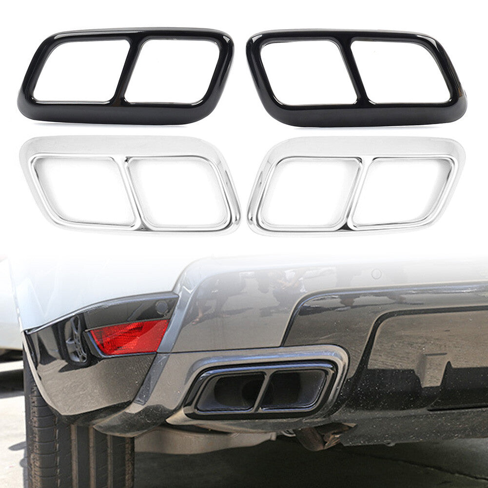 Rear Exhaust Muffler Tail Pipe Cover Trim Fit for Land Rover for Range Rover Sport 18-19