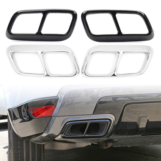 Rear Exhaust Muffler Tail Pipe Cover Trim Fit for Land Rover for Range Rover Sport 18-19