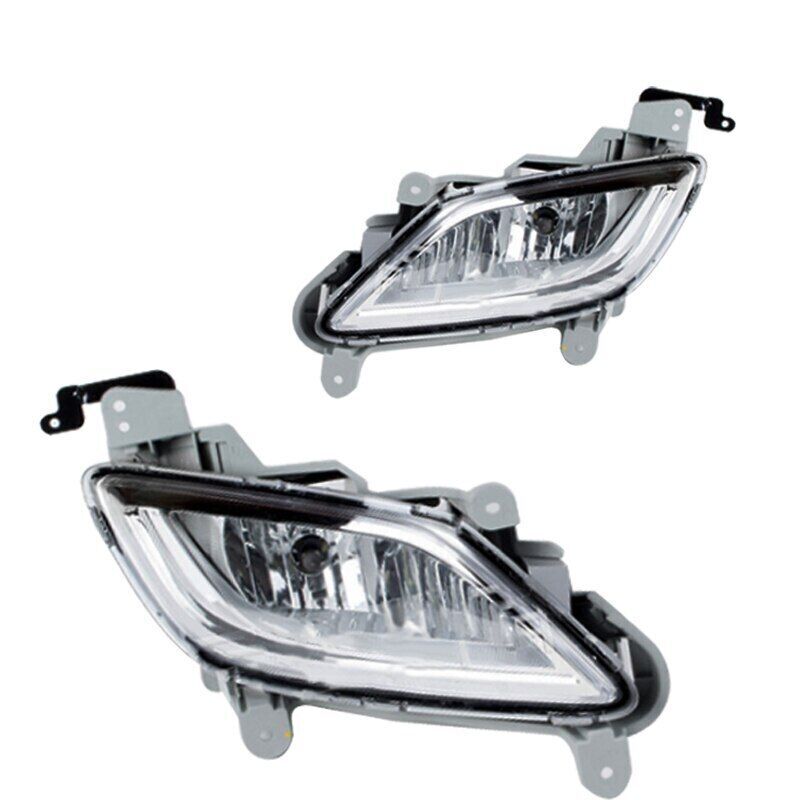 Pair Fog lamp front bumper fog light headlight For 2011-2017 for Hyundai for Veloster