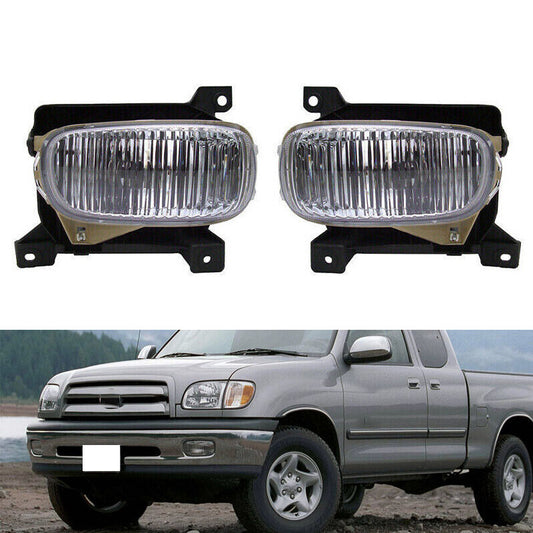 Pair Front bumper Fog Lamp for Toyota Tundra Pickup 2000 2001 2002 2003-2006