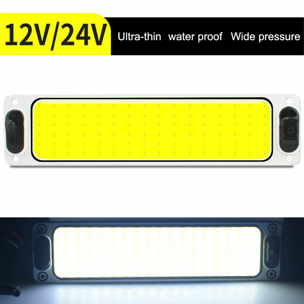 2x car 12V 24V LED roof lamp indoor light lighting white reading lamp