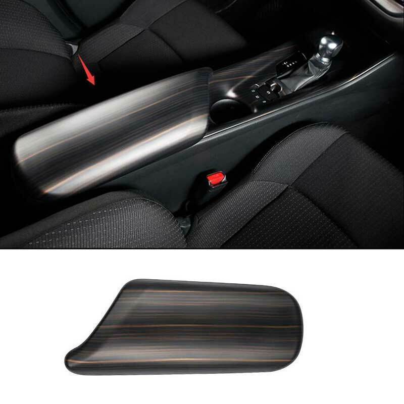 for Toyota CHR C-HR 2016-2020 Wood Grain Center Console Armrest Box Panel Cover